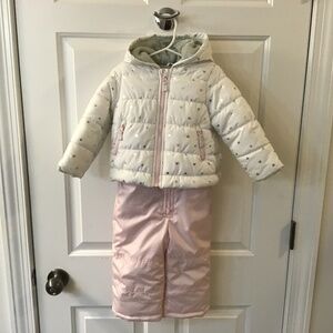 Carters coat and snowpant set 24 months